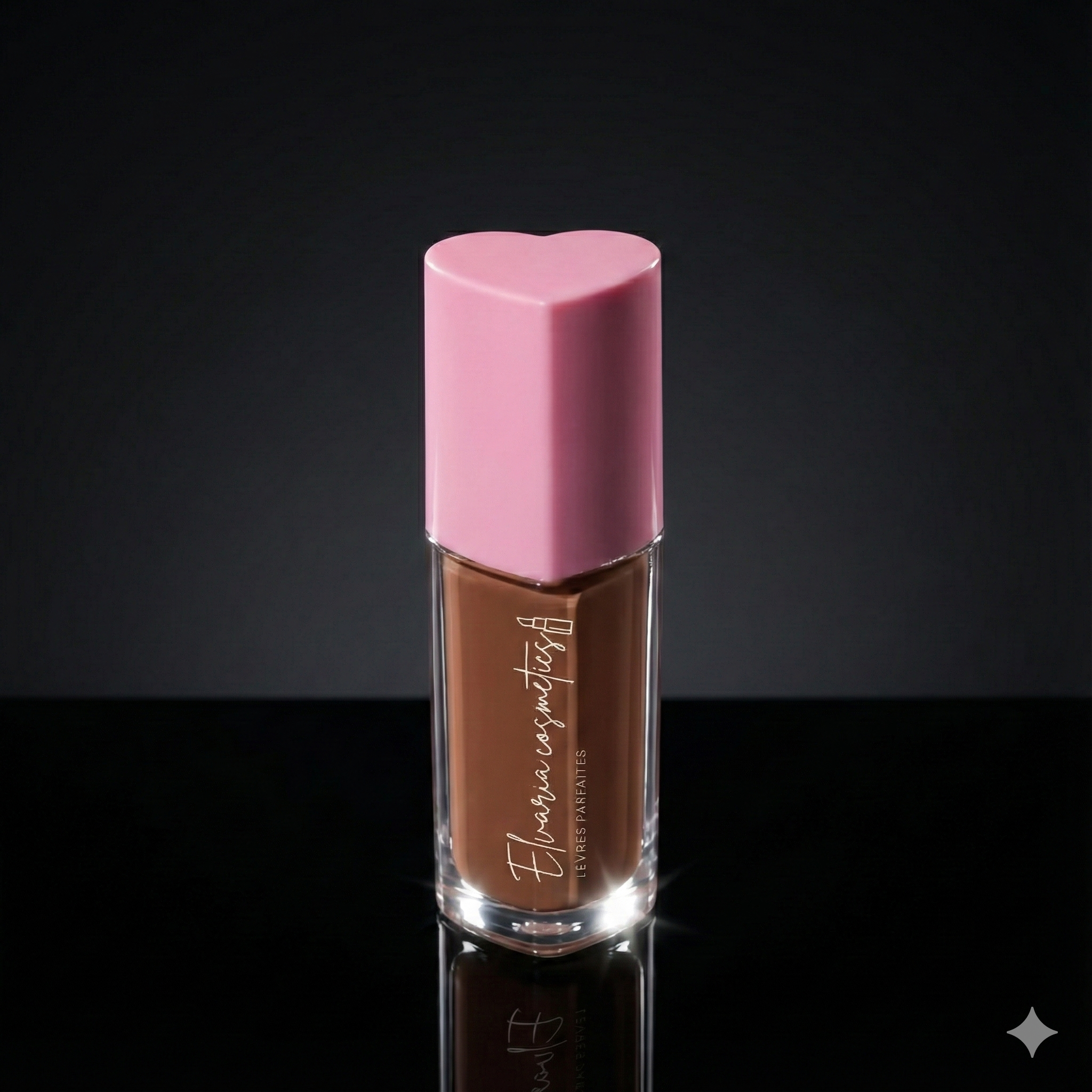 Elvaria Nude Mocha Liquid Matte Lipstick (8 ml)